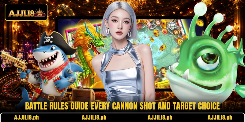 Battle rules guide every cannon shot and target choice