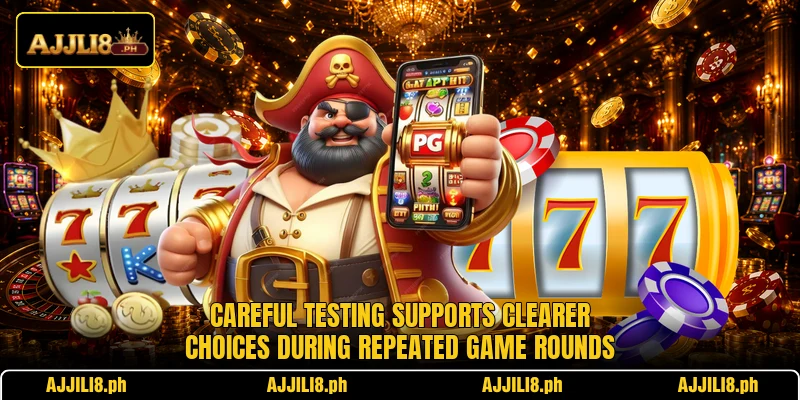 Careful testing supports clearer choices during repeated game rounds