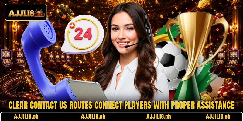 Clear contact us routes connect players with proper assistance