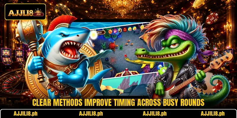 Clear methods improve timing across busy rounds
