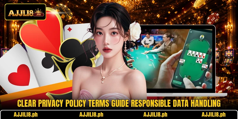 Clear privacy policy terms guide responsible data handling