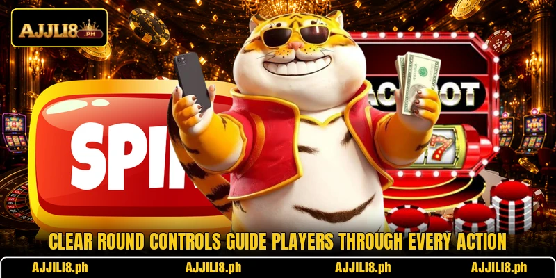 Clear round controls guide players through every action