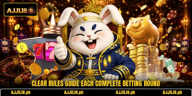Clear rules guide each complete betting round