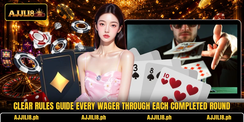Clear rules guide every wager through each completed round