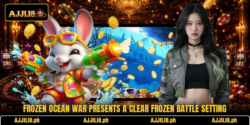 Frozen Ocean War presents a clear frozen battle setting