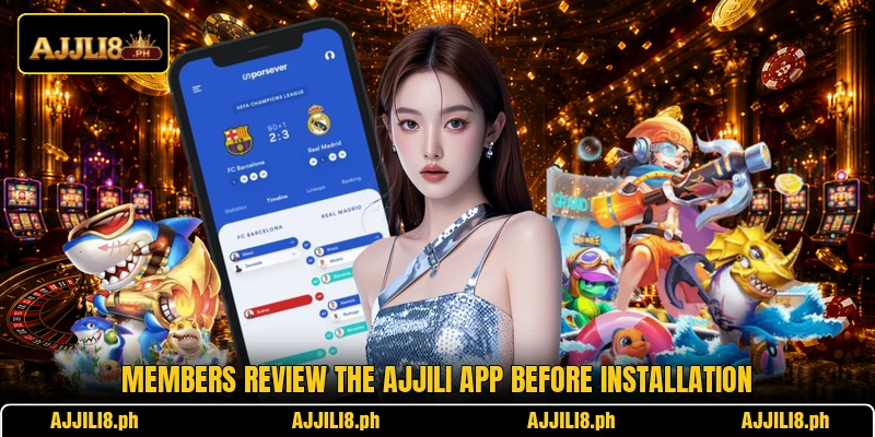 Members review the AJJILI app before installation
