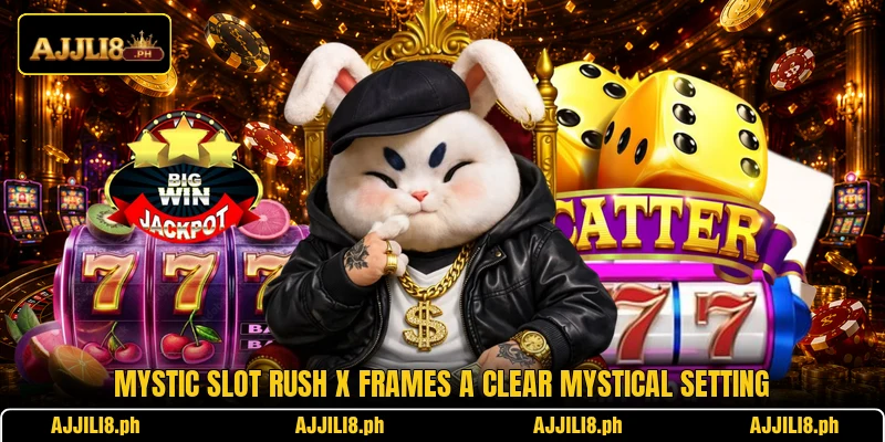Mystic Slot Rush X frames a clear mystical setting