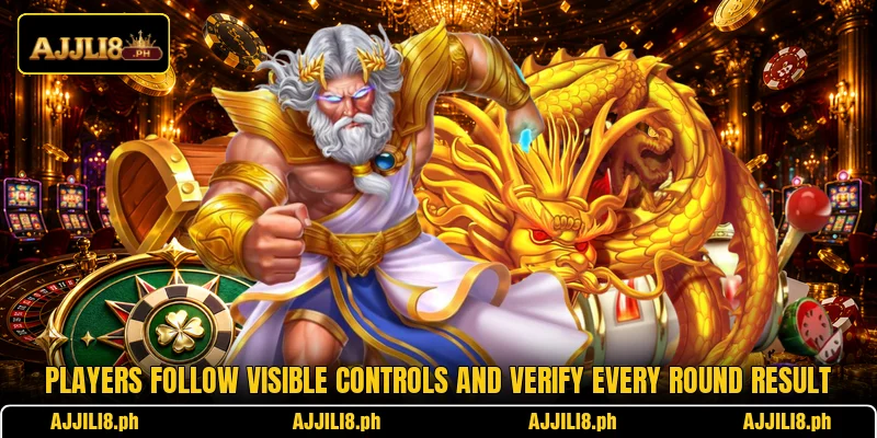 Players follow visible controls and verify every round result