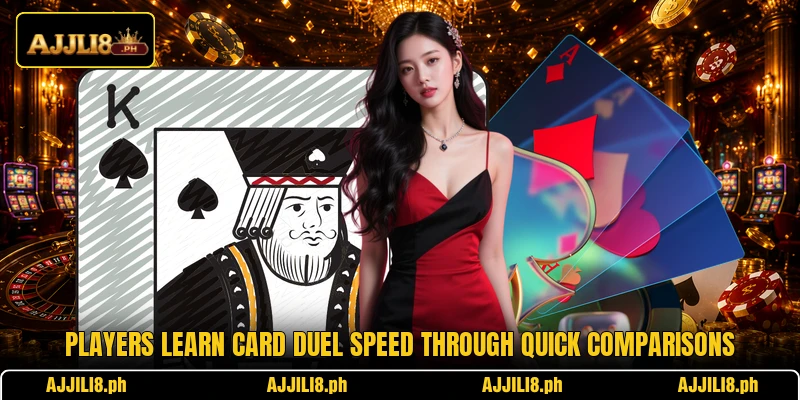 Players learn Card Duel Speed through quick comparisons