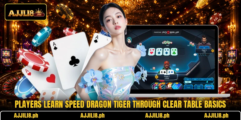 Players learn Speed Dragon Tiger through clear table basics