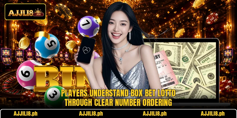 Players understand Box Bet Lotto through clear number ordering