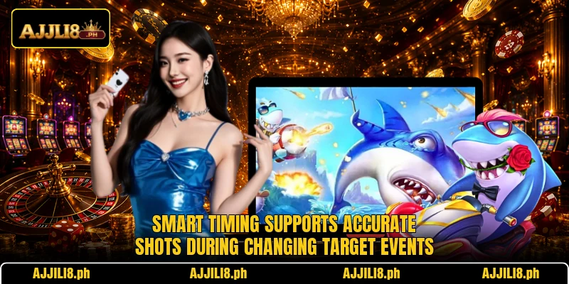 Smart timing supports accurate shots during changing target events
