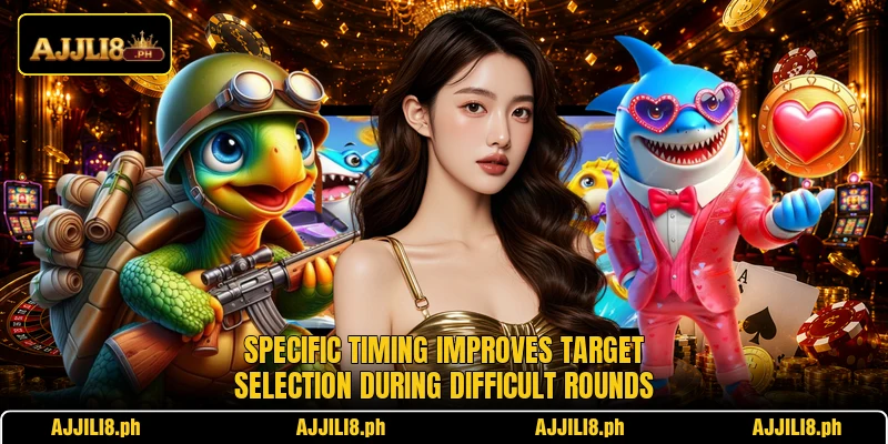 Specific timing improves target selection during difficult rounds