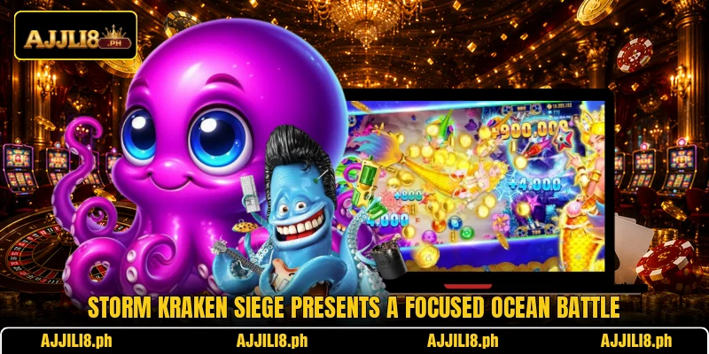 Storm Kraken Siege presents a focused ocean battle