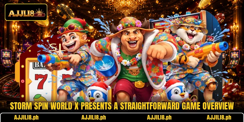 Storm Spin World X presents a straightforward game overview