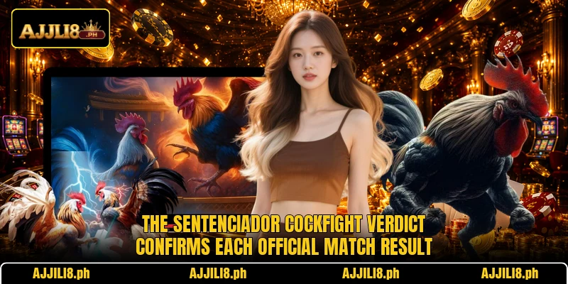 The sentenciador cockfight verdict confirms each official match result The sentenciador cockfight verdict confirms each official match result